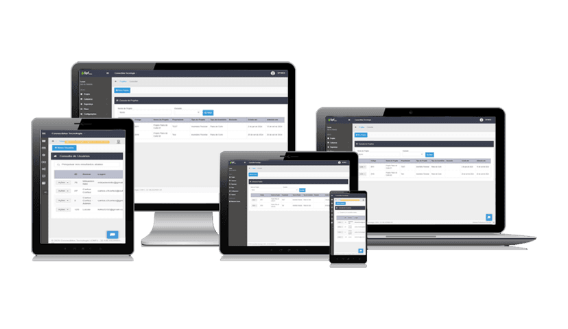 SPFWeb responsivo - Software para controle de inventário florestal